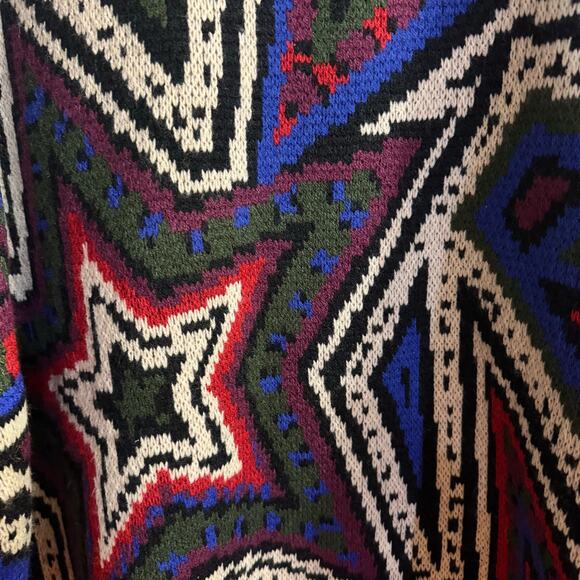 NWT Farm Rio Mystic Trip Oversized Wool Blend Sweater Knit Mini Dress Size XL - Picture 7 of 11